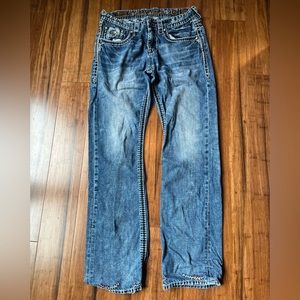 34x32 Rock Revival Ellison straight jeans